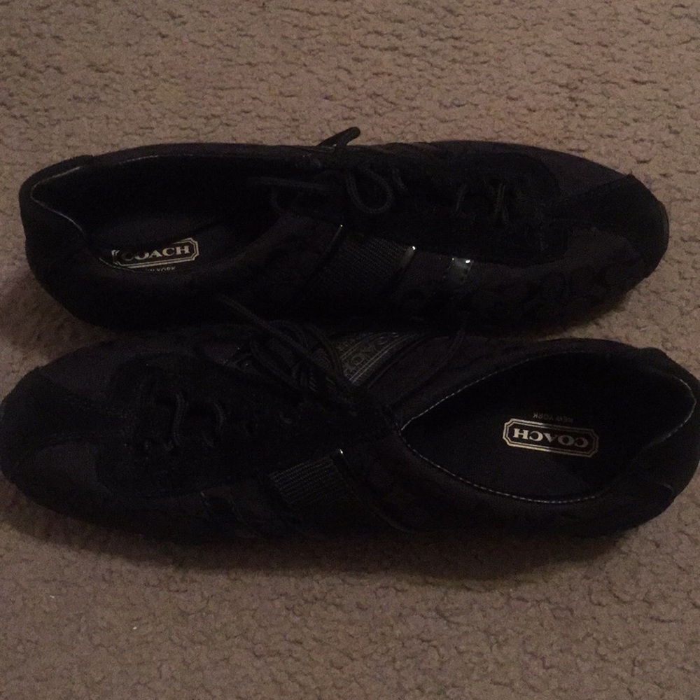 Coach Black sneakers size 9